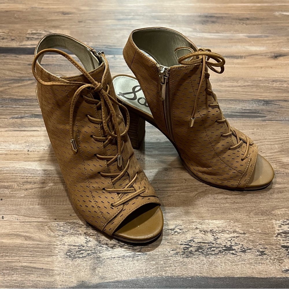 Sam Edelman Lace Up Heeled Sandals